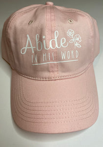Abide Pink Hat