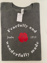 Load image into Gallery viewer, Psalm 139:14 &quot;Fearfully and Wonderfully Made Shirt&quot;
